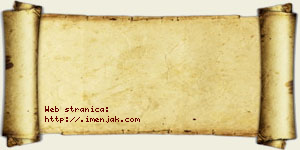 Ivanka Jakovljević vizit kartica